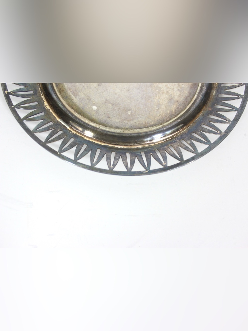 Silverplated Wine Coaster or Pillar Candleholder - Picture 3 of 8
